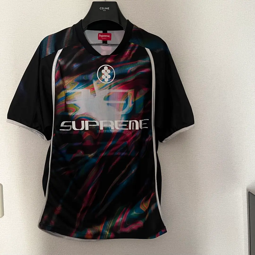ウェア supreme Feedback Soccer Jersey Supreme Feedback Soccer Jersey Black Men's - SS23 - US