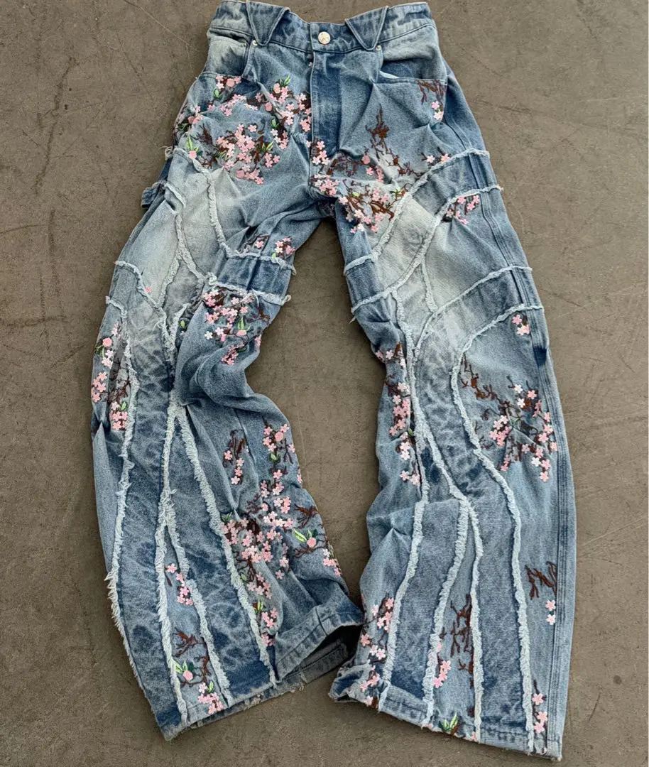 badson us 変形デニムパンツ badson us OVERGROWTH DENIM PANTS パンツ