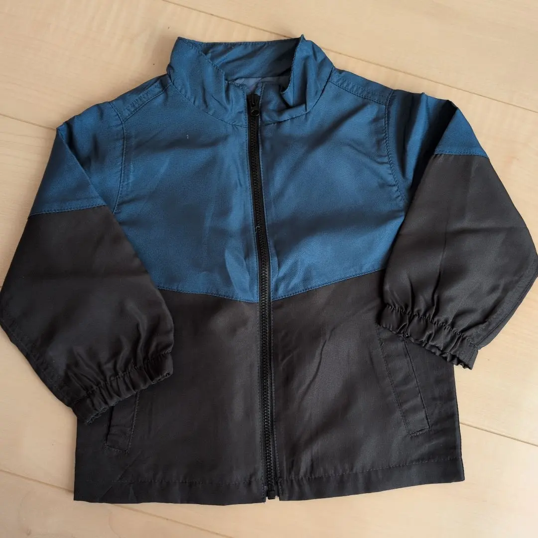 Thumbnail of Nylon jacket, 95cm, blue and black color scheme