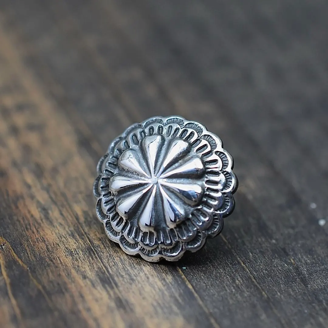 Thumbnail of 15mm Silver 925 Apollo Concho Radiant Concho Screw-on Type