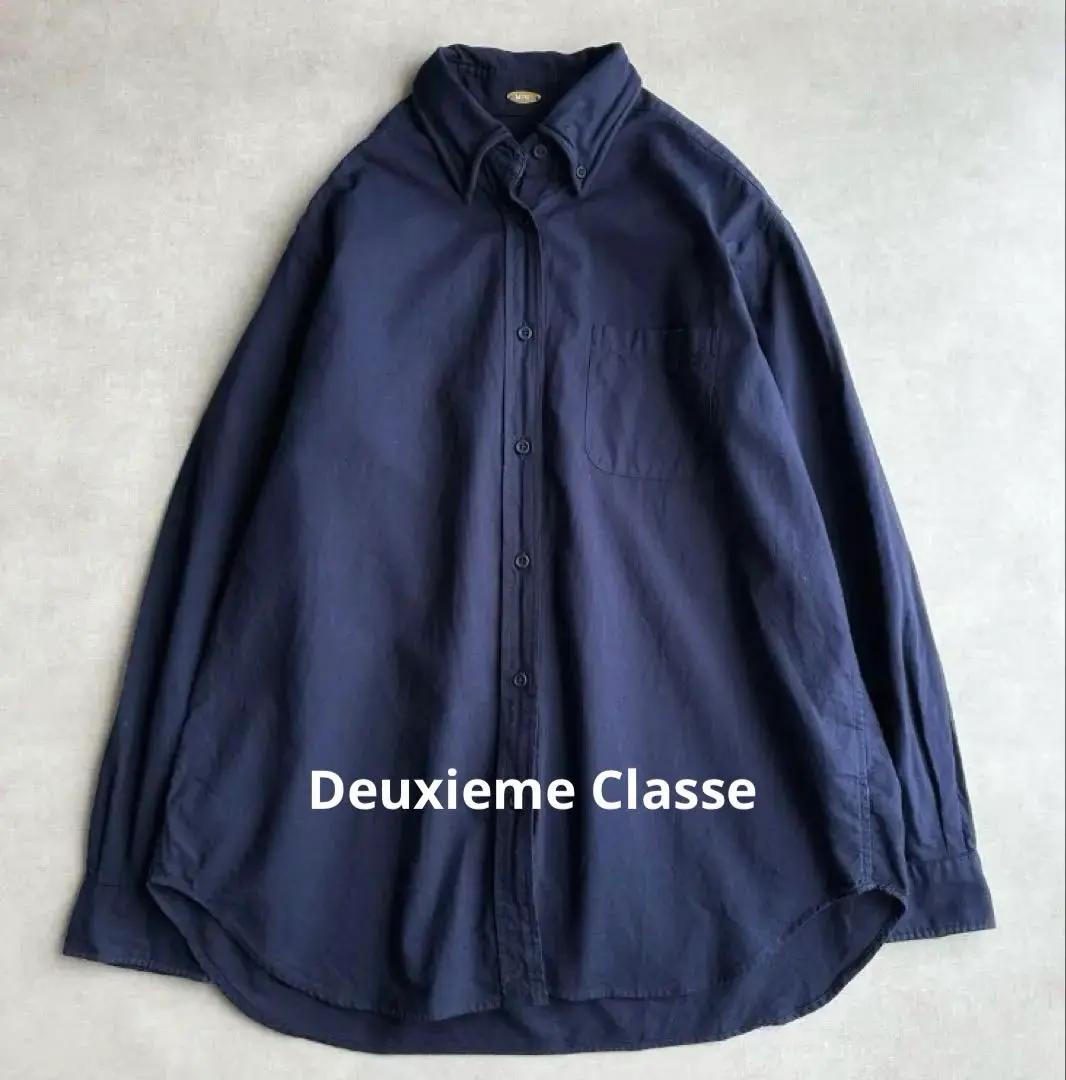 Deuxieme Classe OXFORD BD シャツ　ブルー DEUXIEME CLASSE - MUSE de Deuxieme classe OXFORD BDシャツ