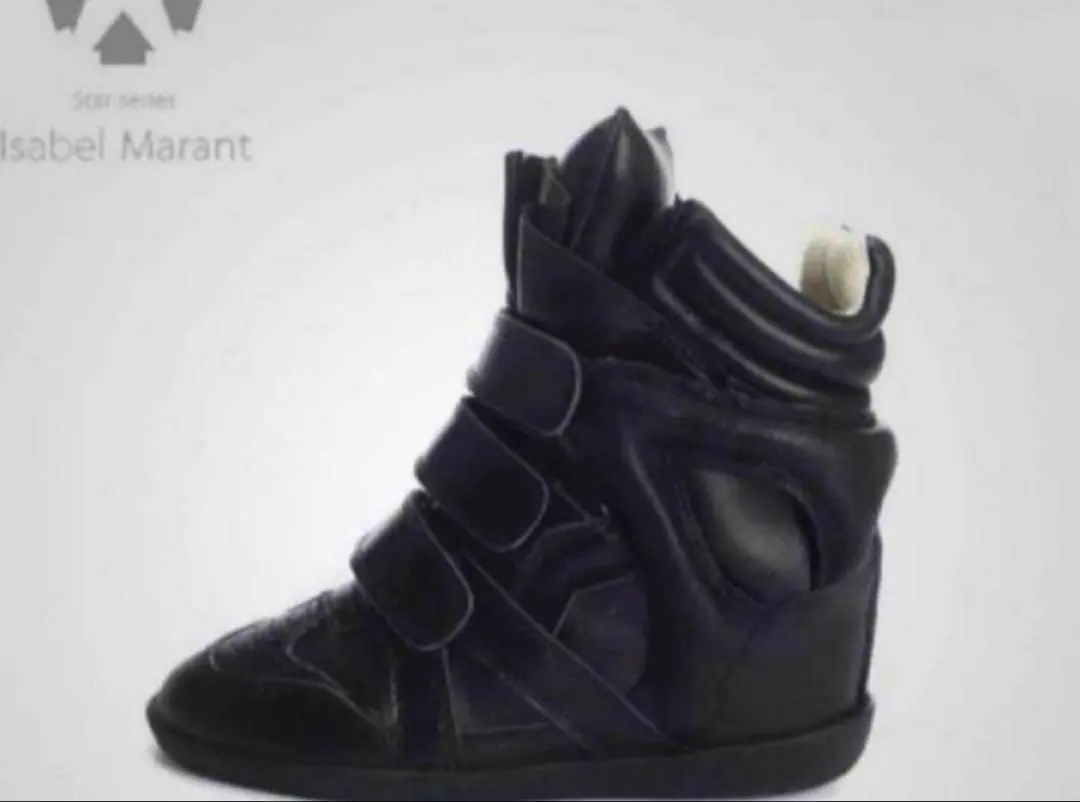 Isabel Marant ベケット ハイカットスニーカー ブラック 37 美品 ISABEL MARANT Im3 ハイカットスニーカー | ブラック | FARFETCH JP