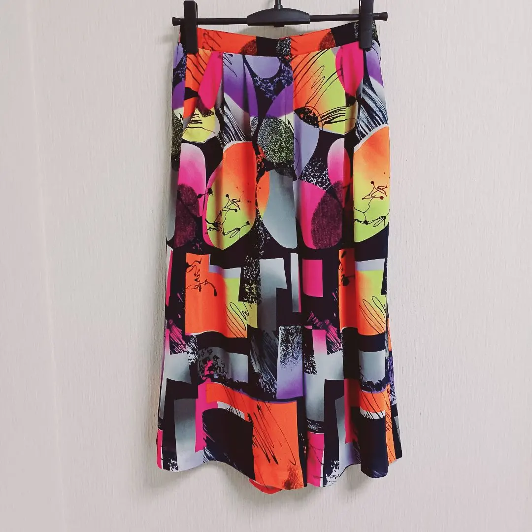 Thumbnail of Atelier Kayo Print Wide Pants Colorful Free Size Spring/Summer Side Elastic