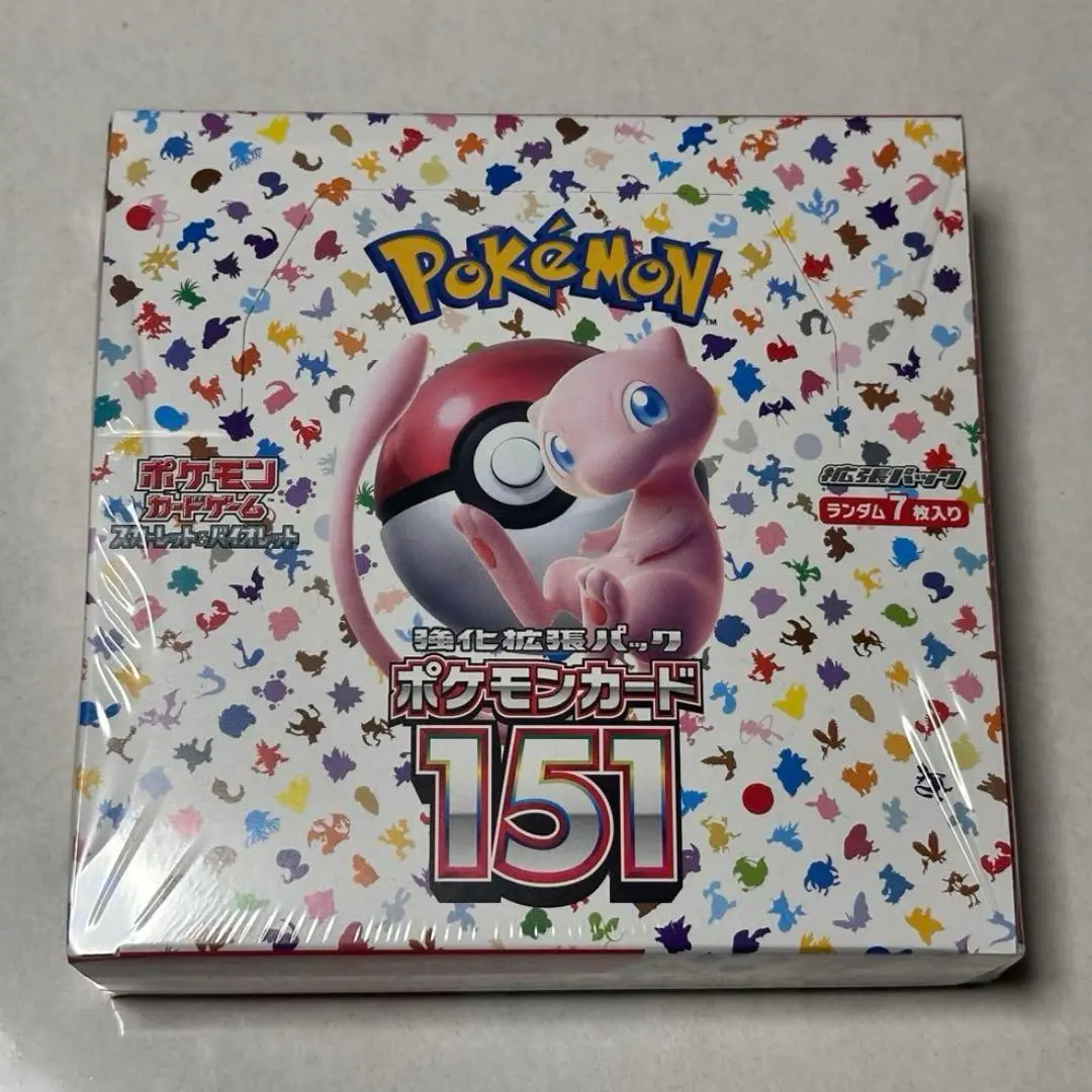 ポケモンカード151 ダンボルそのまま発送 ポケモンカード 151 BOX シュリンク付き ダンボール未開封