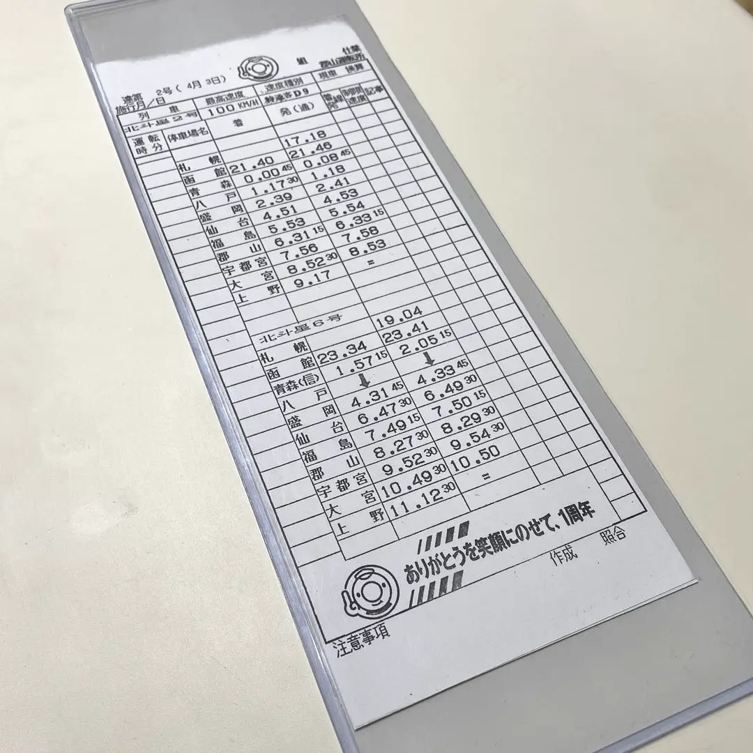 嵐電 運転士時刻表(スタフ) 行路揃いセット 松浦鉄道 運転士時刻表 変 4B仕業 行路揃い ケース2枚入り