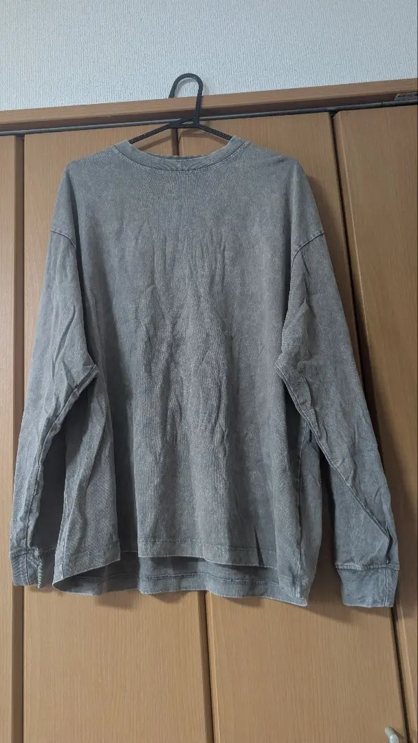 トップス BTMK L/S TEE washed W0156T10 BLUE GREY BTMK L/S TEE washed W0156T10 BLUE GREY メンズ