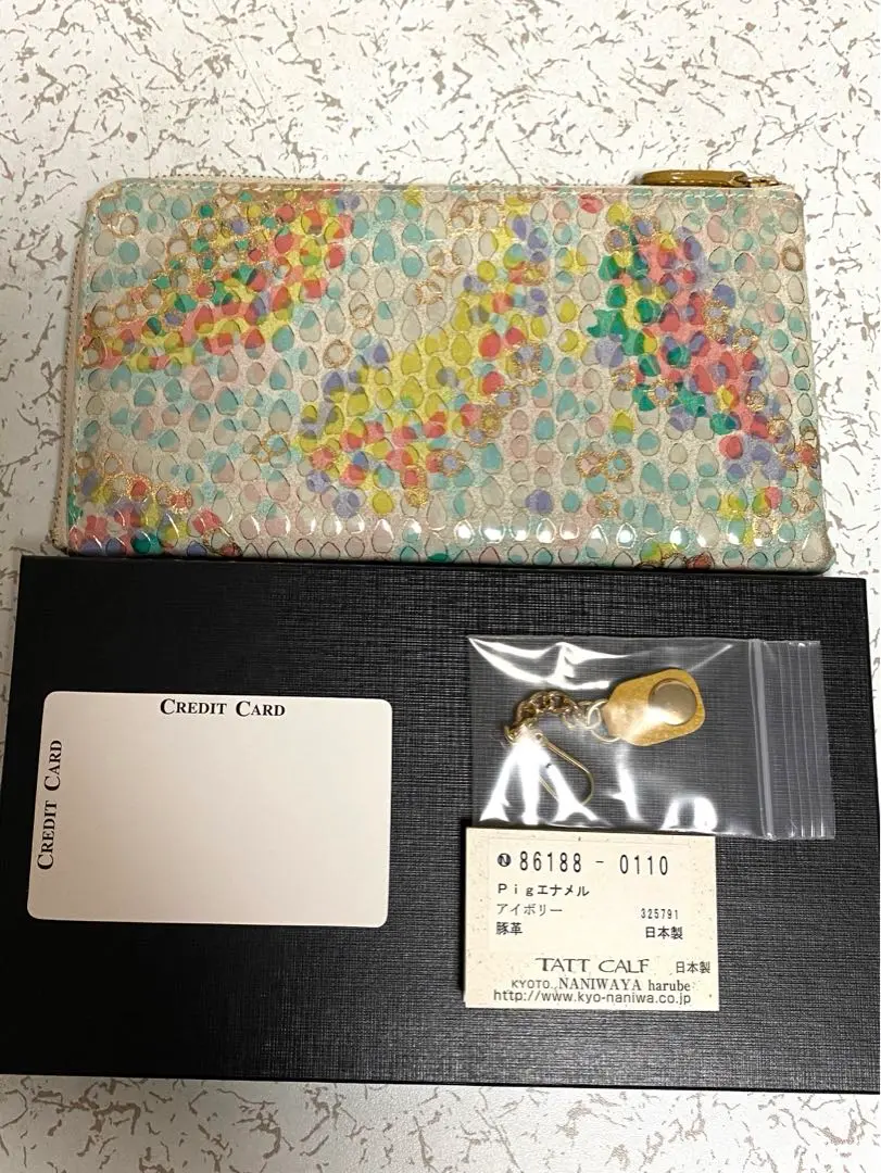 たとかーふ　牛革　がま口財布　 KYOTO NANIWAYA harube 楽天市場】京都 浪速屋 レディース 長財布 サイフ L字ファスナー