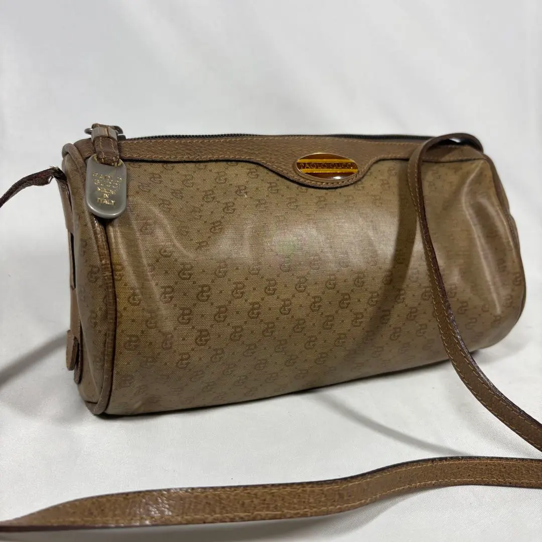 パオログッチ　ショルダーバッグ PAOLO GUCCI パオログッチ ハンドバッグ ワンショルダー ロゴ金具