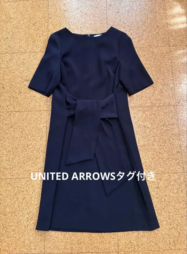 【全新附標籤】UNITED ARROWS 海軍藍洋裝 禮服 的縮圖