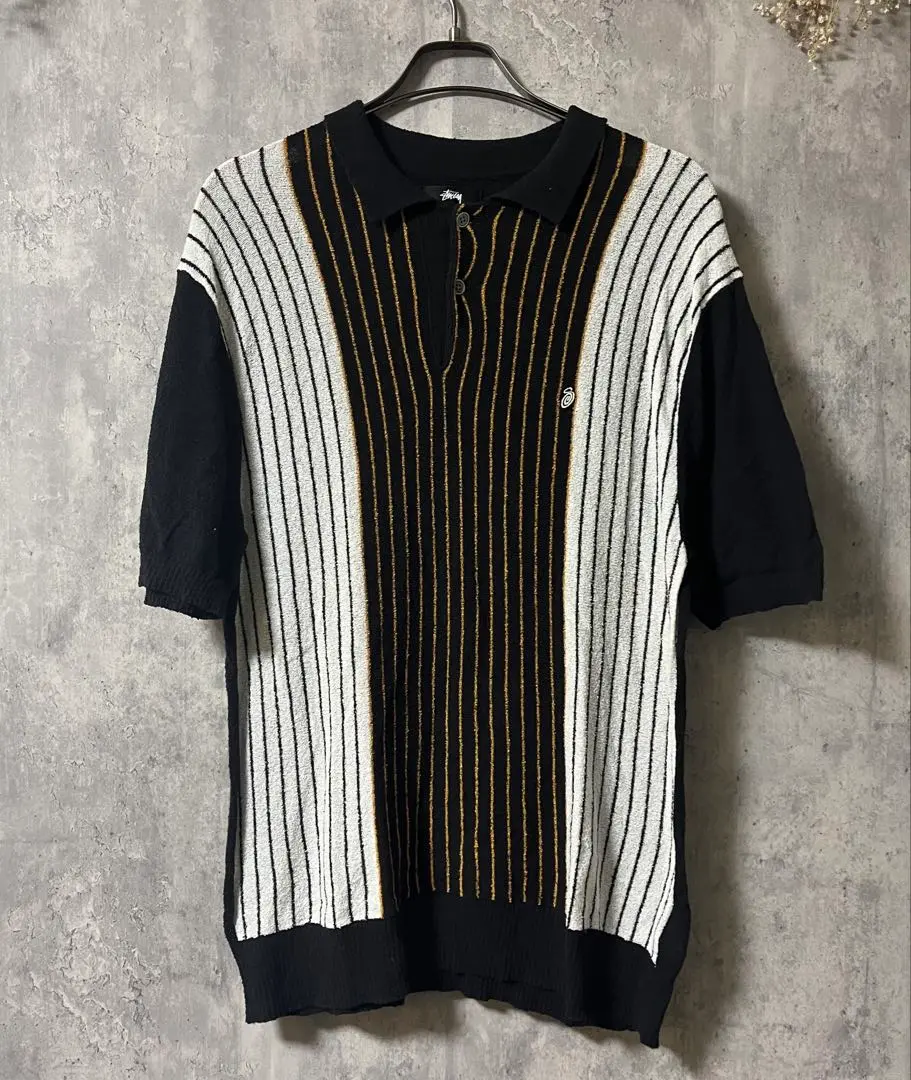 STUSSY 23ssニットポロ　即完モデル STUSSY 23ssニットポロ 即完モデル - メルカリ