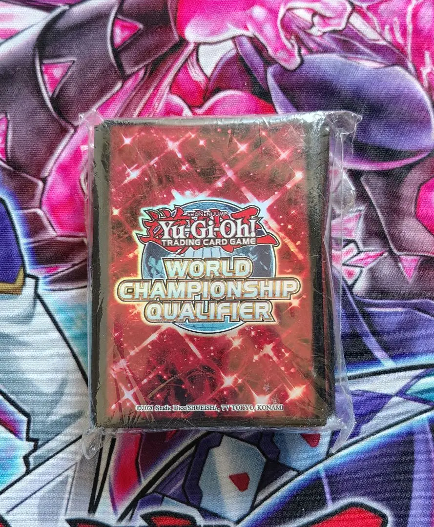 【遊戯王】wcq 赤 スリーブ　16枚 2025年最新】遊戯王 スリーブ wcq 赤の人気アイテム - メルカリ