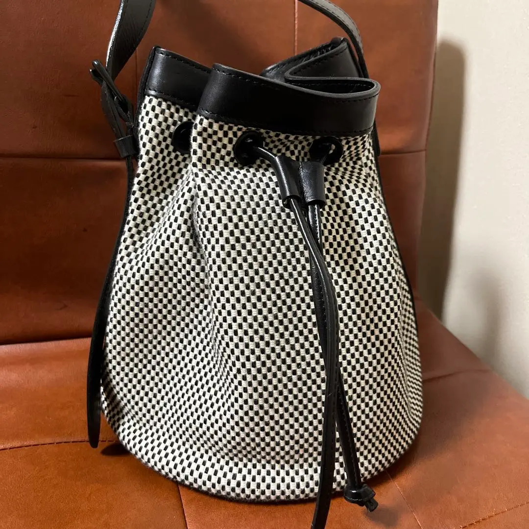 PORTER×WEWILL ポーターウィーウィル刺子 巾着ショルダーバッグ