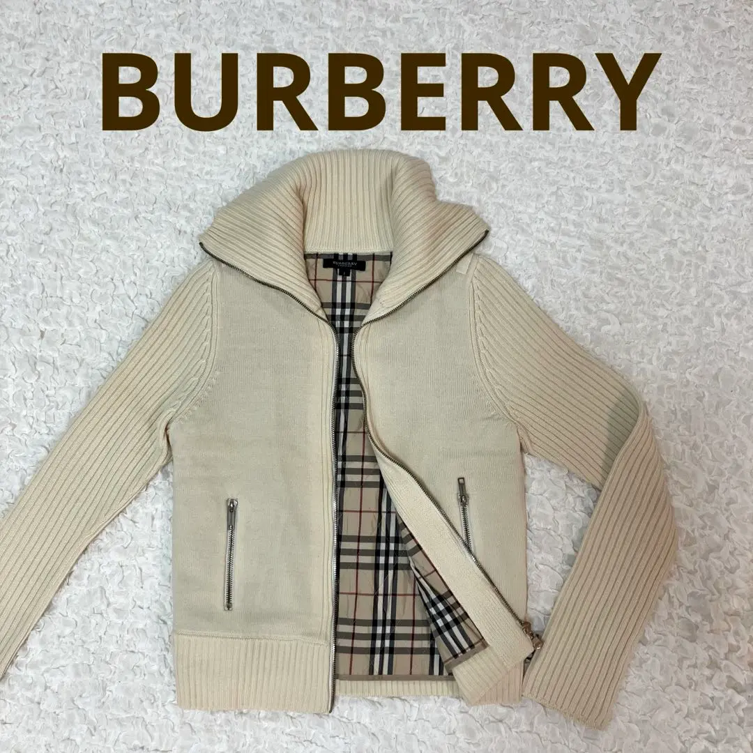 Thumbnail of BURBERRY LONDON Knit Zip Jacket Nova Check