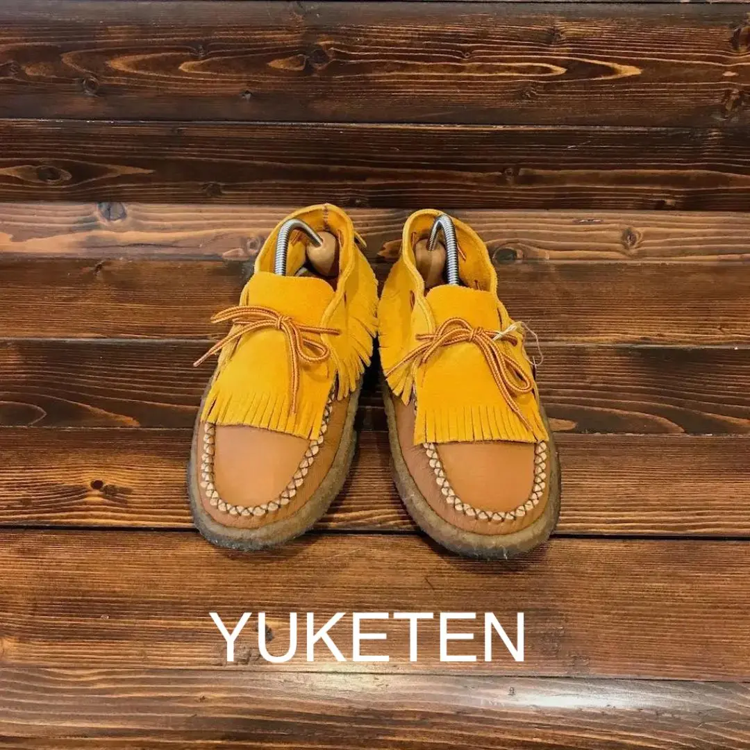美品 YUKETEN ユケテン スエードブーツ モカシン イエロー Yuketen made by leather artisans in U.S.A｜fennica（フェニカ