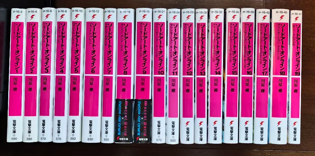 Thumbnail of Eco-Mercari Delivery: Sword Art Online Complete Set (19 Volumes)