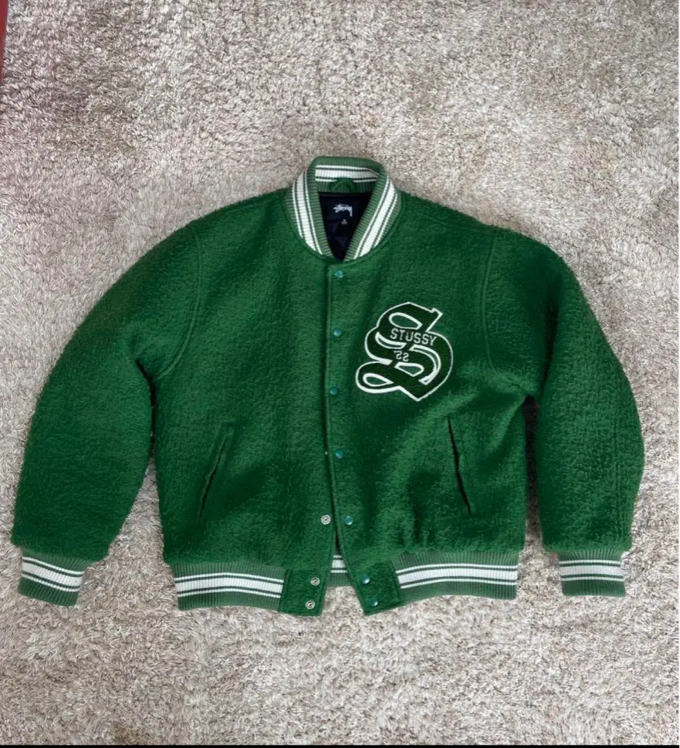 美品　希少　ステューシー　35周年記念 スタジャン Varsity Jacket 12d29f7a16ead83327d51b7e21c3ae