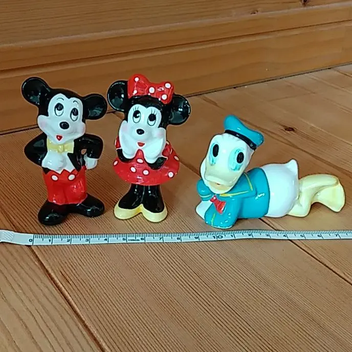 Thumbnail of Mickey, Minnie, and Donald Duck porcelain figures
