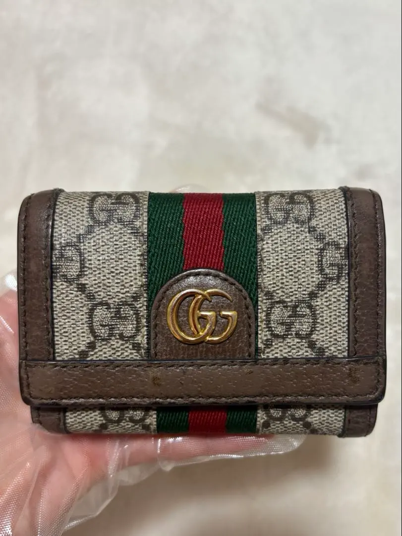 Thumbnail of Gucci Ophidia Tri-Fold Wallet