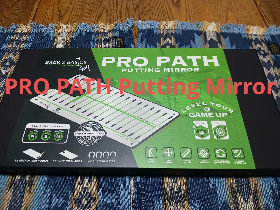 でら　プロパスパッティングミラー美品 Back 2 Basics Golf Pro Path プロ パス パッティング ミラー