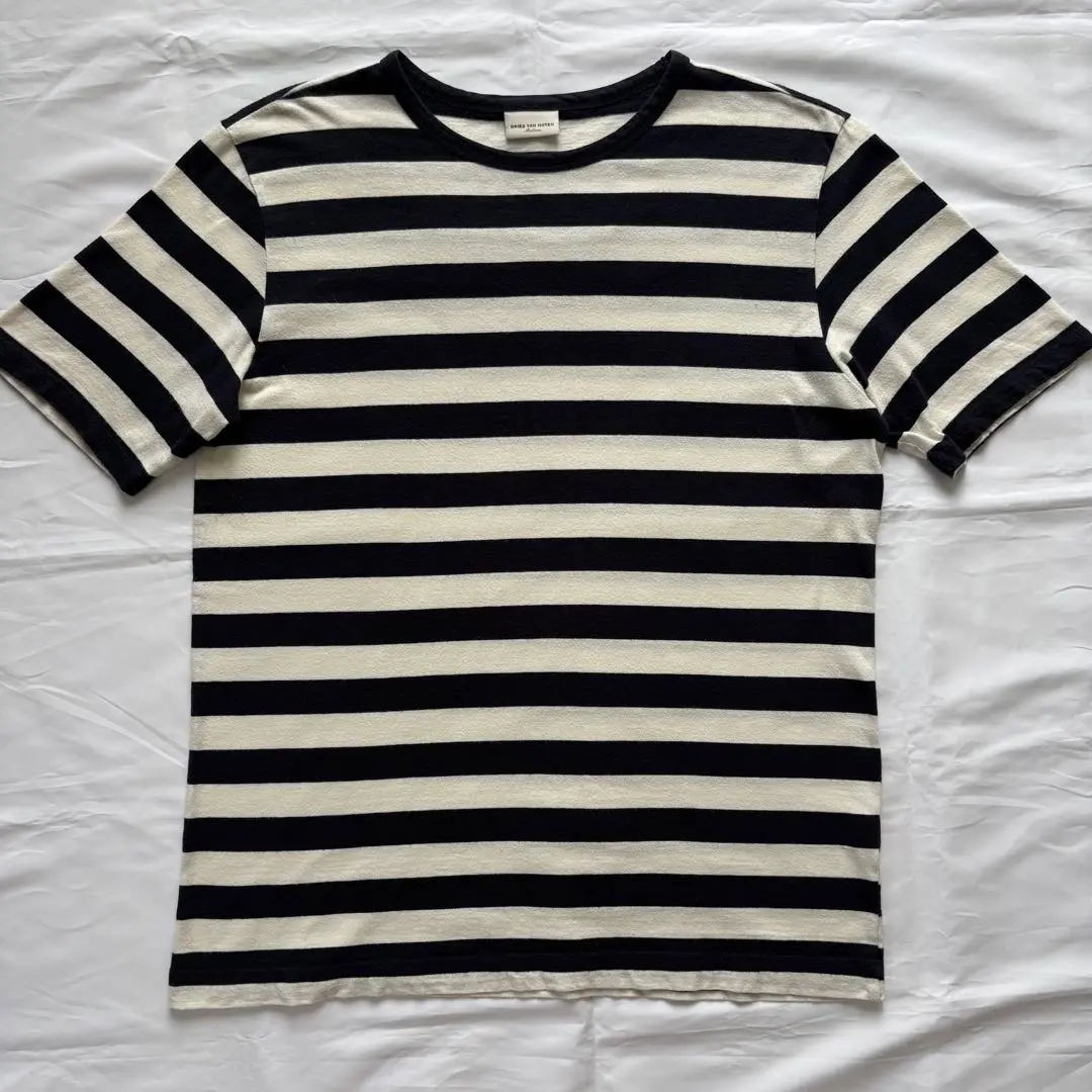 DRIES VAN NOTEN ボーダーカットソー early 90's] “Dries Van Noten” Cotton Border Knit