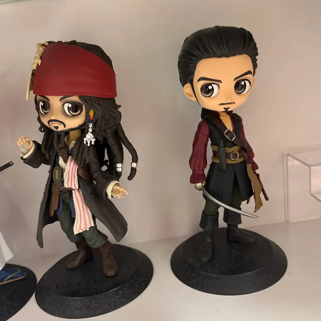 Qposket ジャックスパロウ フィギュア ノーマルカラー 2個セット BANPRESTO パイレーツ オブ カリビアン フィギュア Q posket