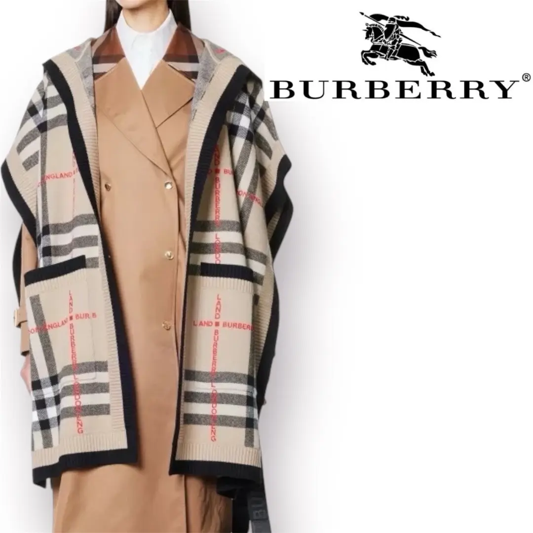 2025年最新】BURBERRY レディース ポンチョ・ケープコートの人気