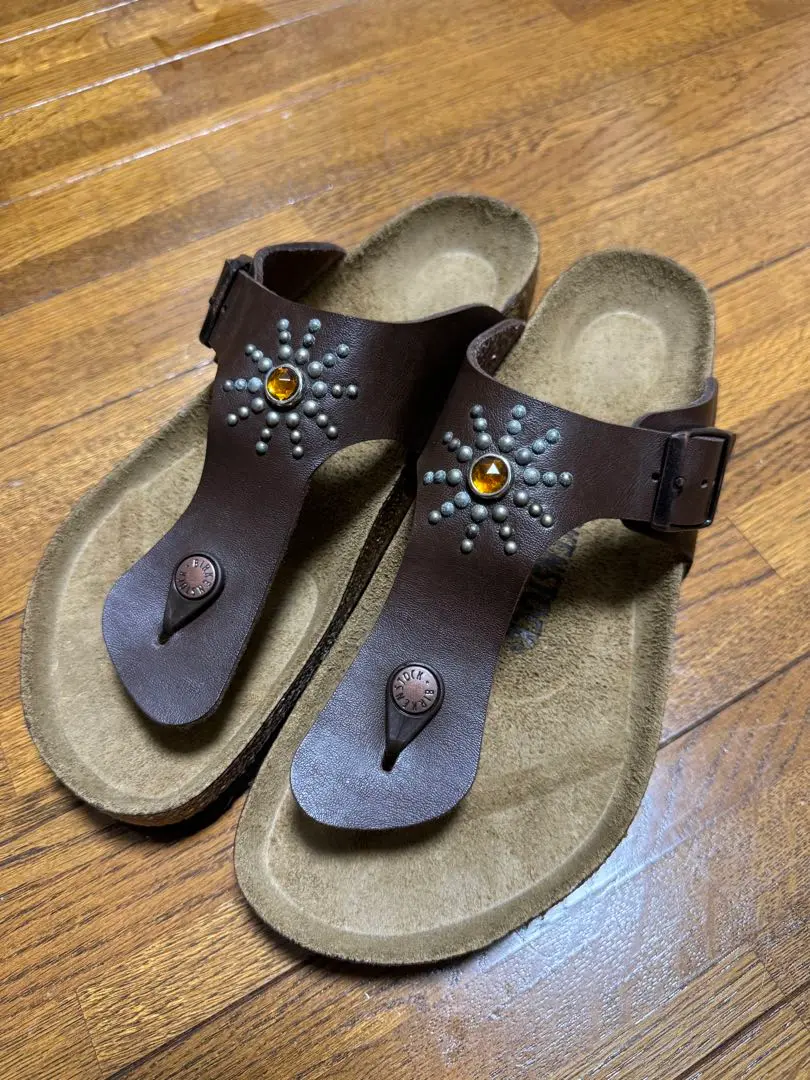 Birkenstock ブラウン トングサンダル 28cm(EU43) BIRKENSTOCK - Birkenstock ブラウン トングサンダル 28cm(EU43