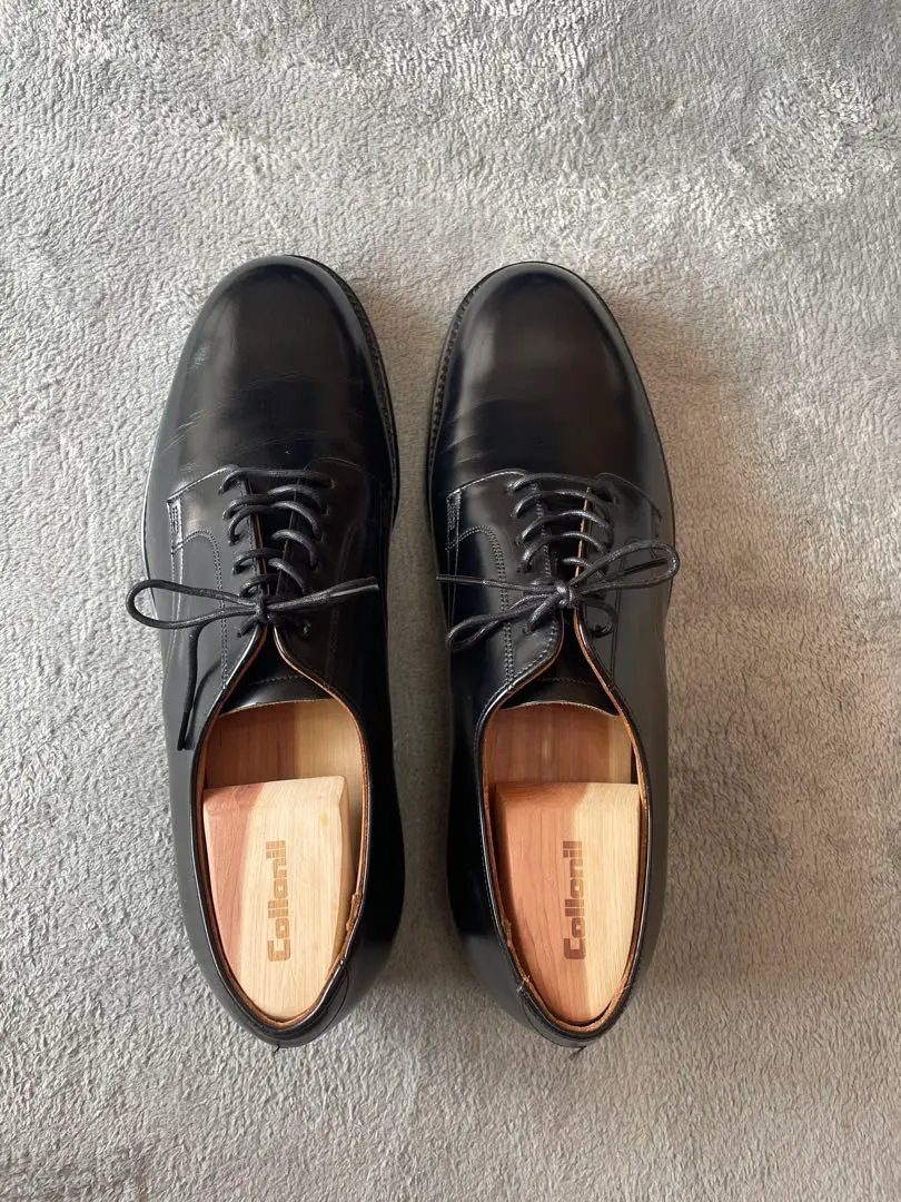 US NAVY SERVICE SHOES　89年製　プレーントウ　黒色 US NAVY SERVICE SHOES 89年製 プレーントウ 黒色