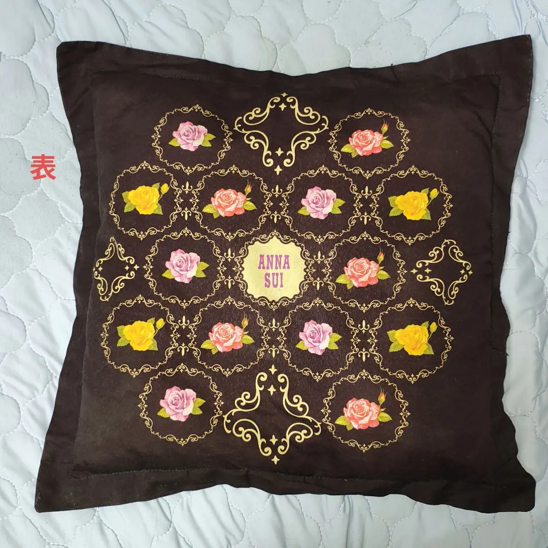 【新品未使用タグ付き】Francfranc アナスイ クッション セール】ANNA SUI クッション φ500 ライトベージュ（クッション