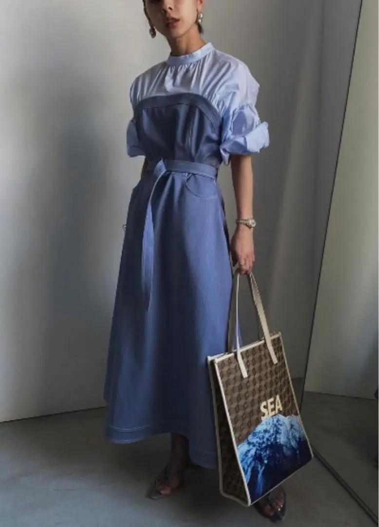 【美品】 AMERI AFFOGATO SHIRT DRESS Ameri VINTAGE - AFFOGATO SHIRT DRESSの通販 by さらさん shop