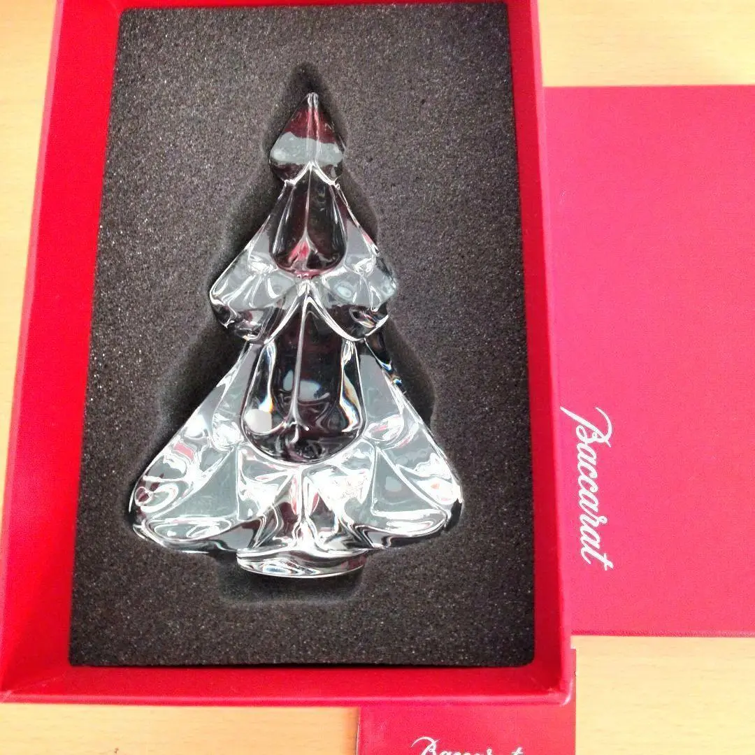 【新品未使用】バカラ　ノエル　クリスマスツリー　エンチャンティング バカラ（Baccarat） オブジェ 2-815-636 クリスマスツリー