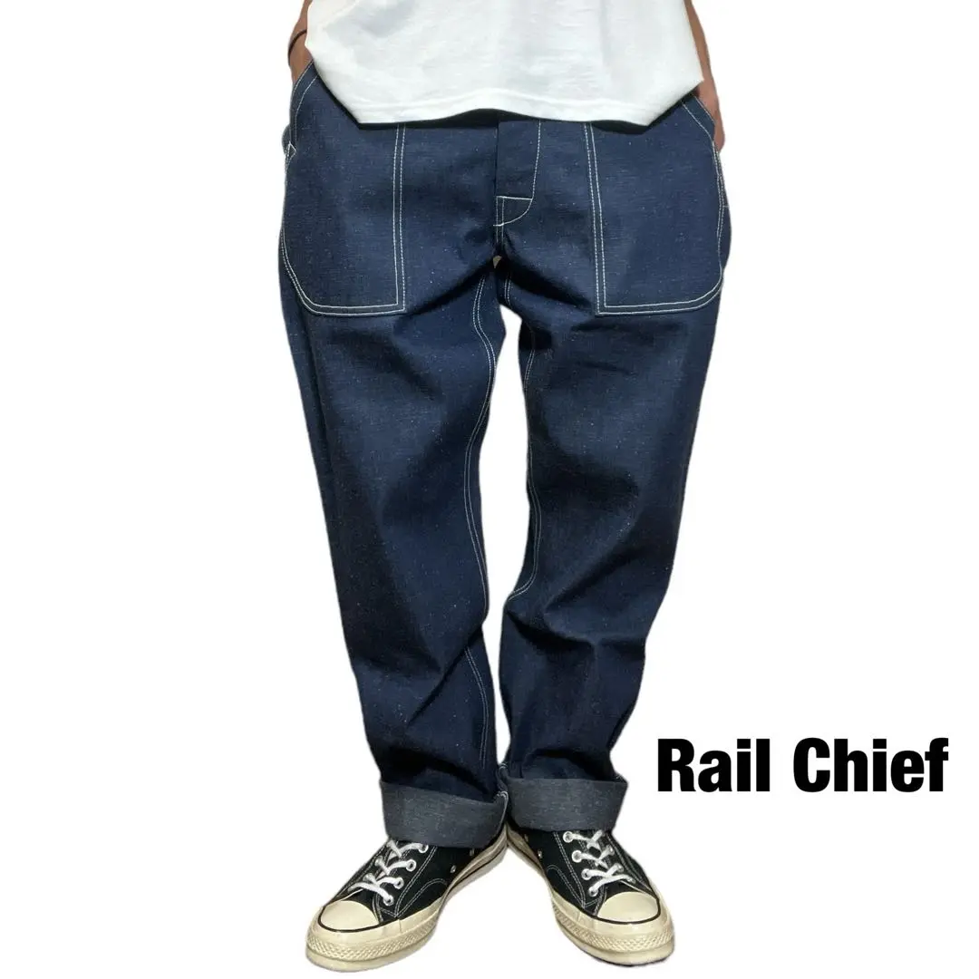 Rail Chief ヘリンボーン トラウザーパンツ w34 日本製
