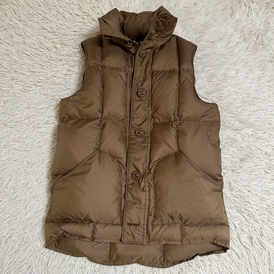 罕見【Martot】Marmot 羽絨背心 nonnative 別注 棕色 的縮圖