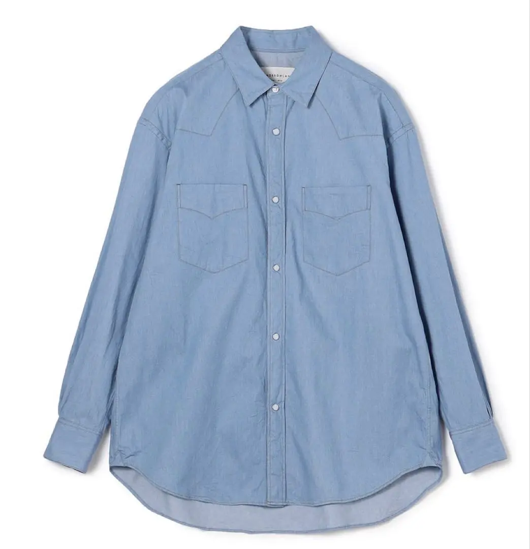 Thumbnail of TOMORROWLAND Cotton Denim Western Shirt, Size S