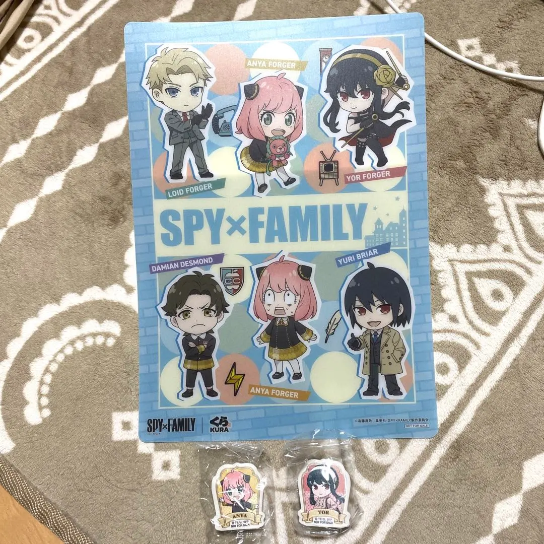 Thumbnail of ☆ Brand new! SPY x FAMILY pencil board + eraser set ♪