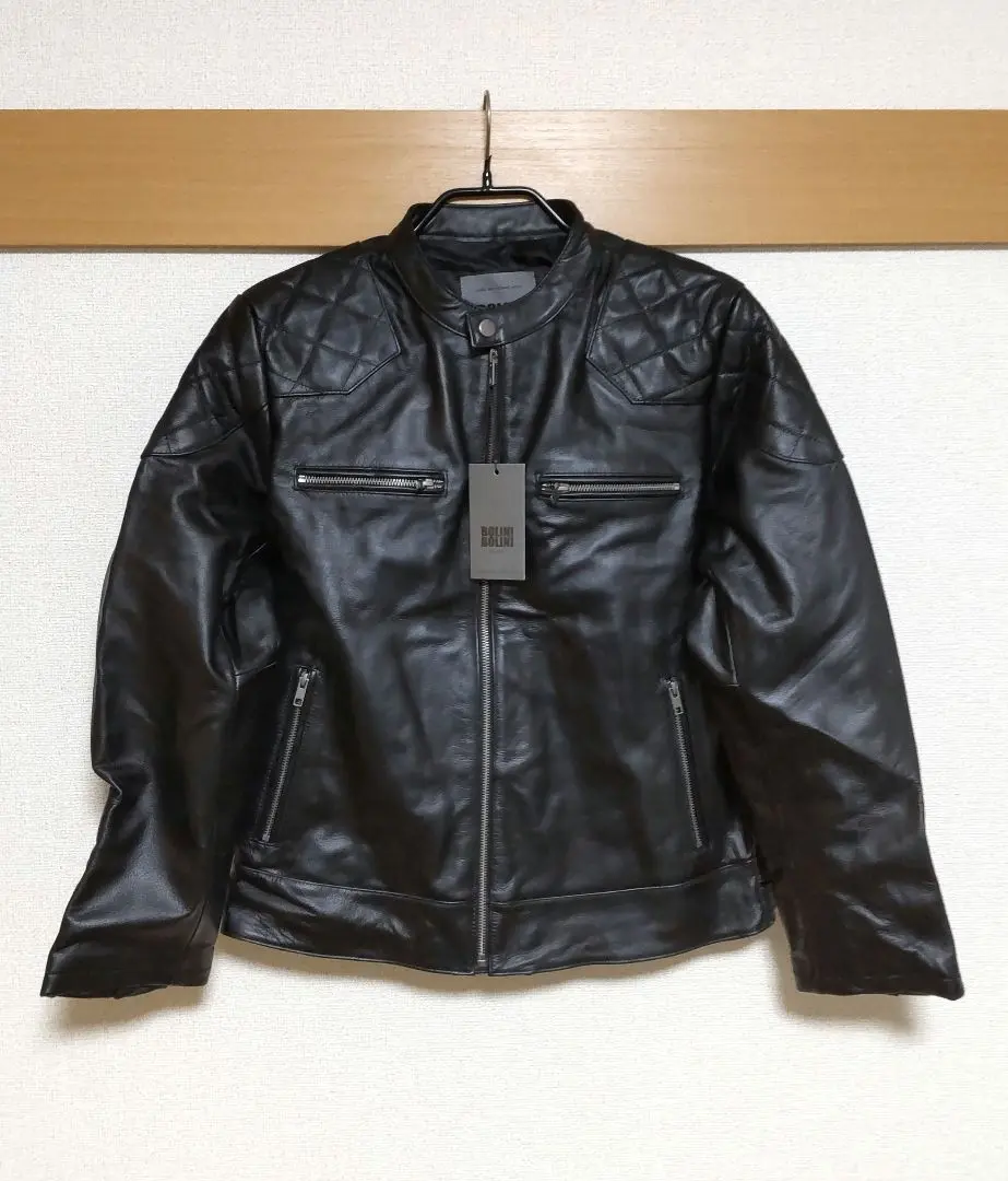 BOLINI ブラックライダースジャケット サイズ48 2025年最新】BOLLINI メンズ レザージャケット・ライダースの