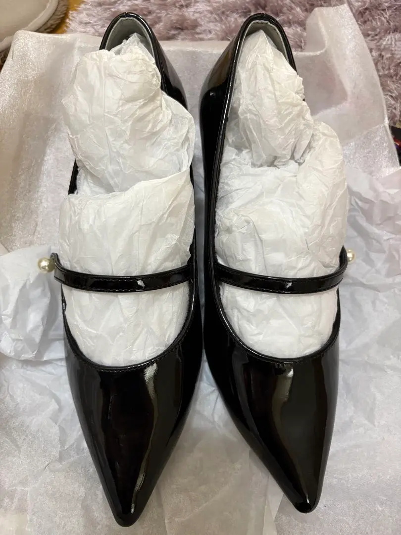 Thumbnail of index Formal shoes, patent leather black, size M
