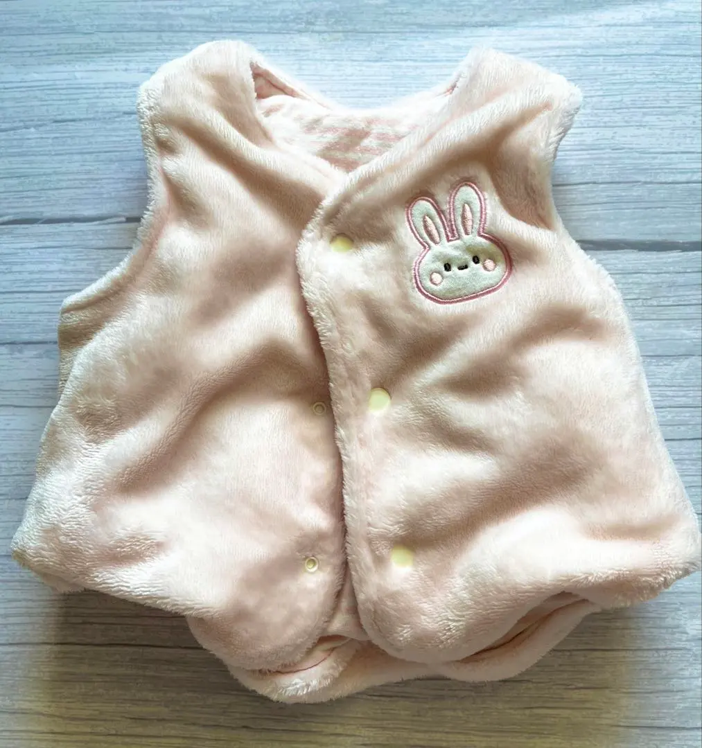 Thumbnail of Rabbit Embroidery Baby Vest 50-70cm