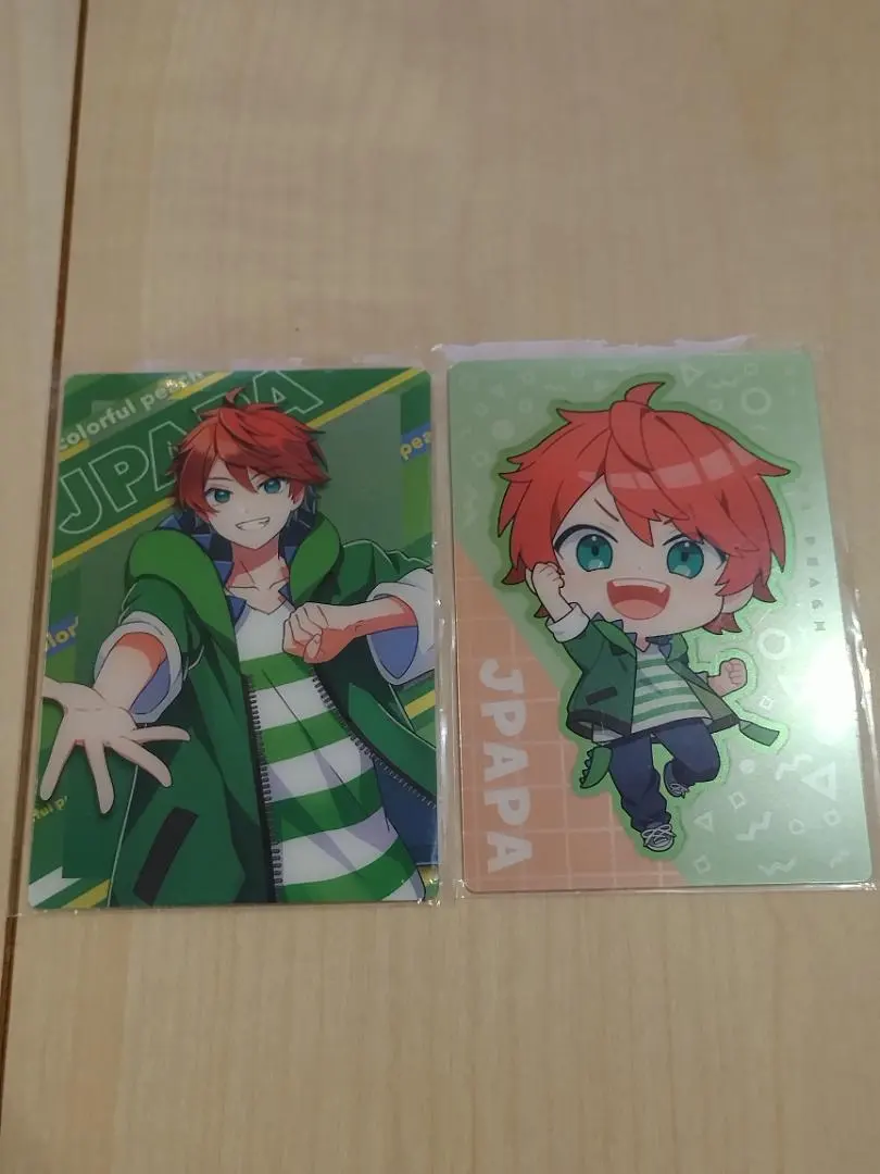 Thumbnail of Colorful Peach Japapa Wafer Trading Card