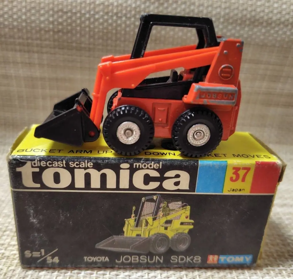 Tomica No. 37 TOYOTA Jobsun ジョブサン 黒箱 日本製