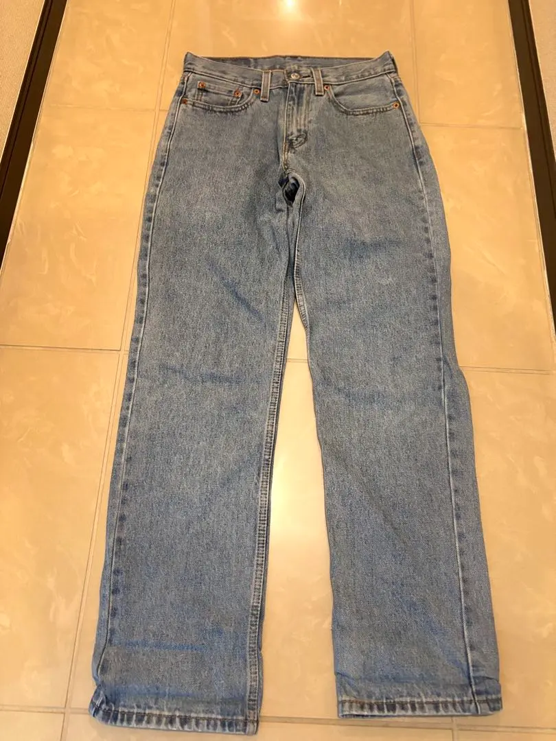 Thumbnail of Levi's Light Blue Denim Straight 550