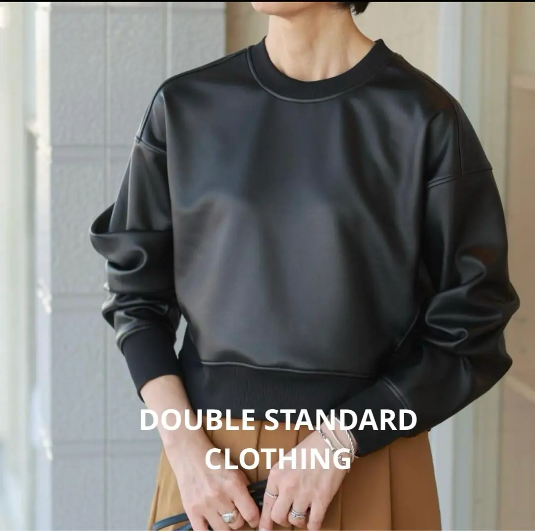 beダブルスタンダードブラック ハイネック トレーナー 2025年最新】DOUBLE STANDARD CLOTHING カラー：ブラック系