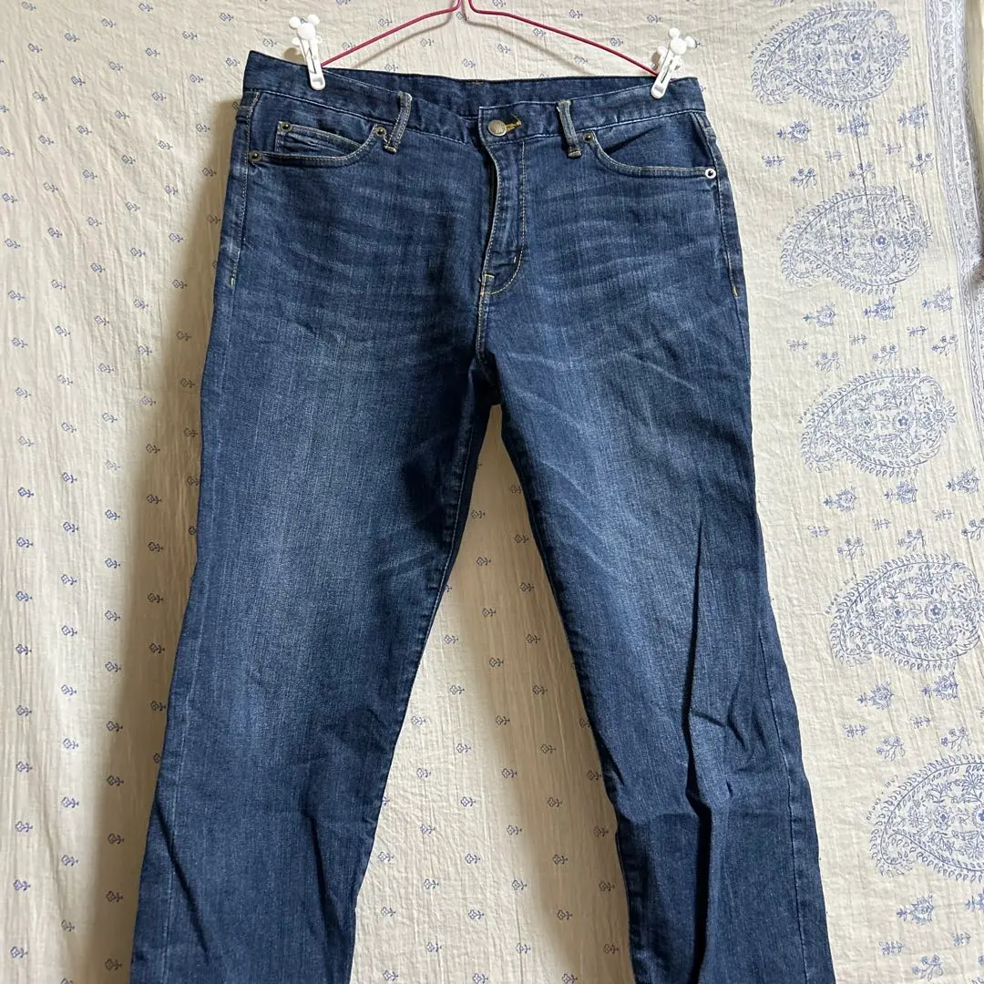 Thumbnail of Urgent Price Drop: VIS Stretch Dark Blue Denim Jeans, Size L