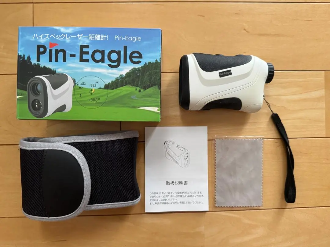 新品未使用　Pin-Eagleハイスペックレーザー距離計　純正ケース付き Pin-Eagle(ピンイーグル) ゴルフ用レーザー距離計 高機能
