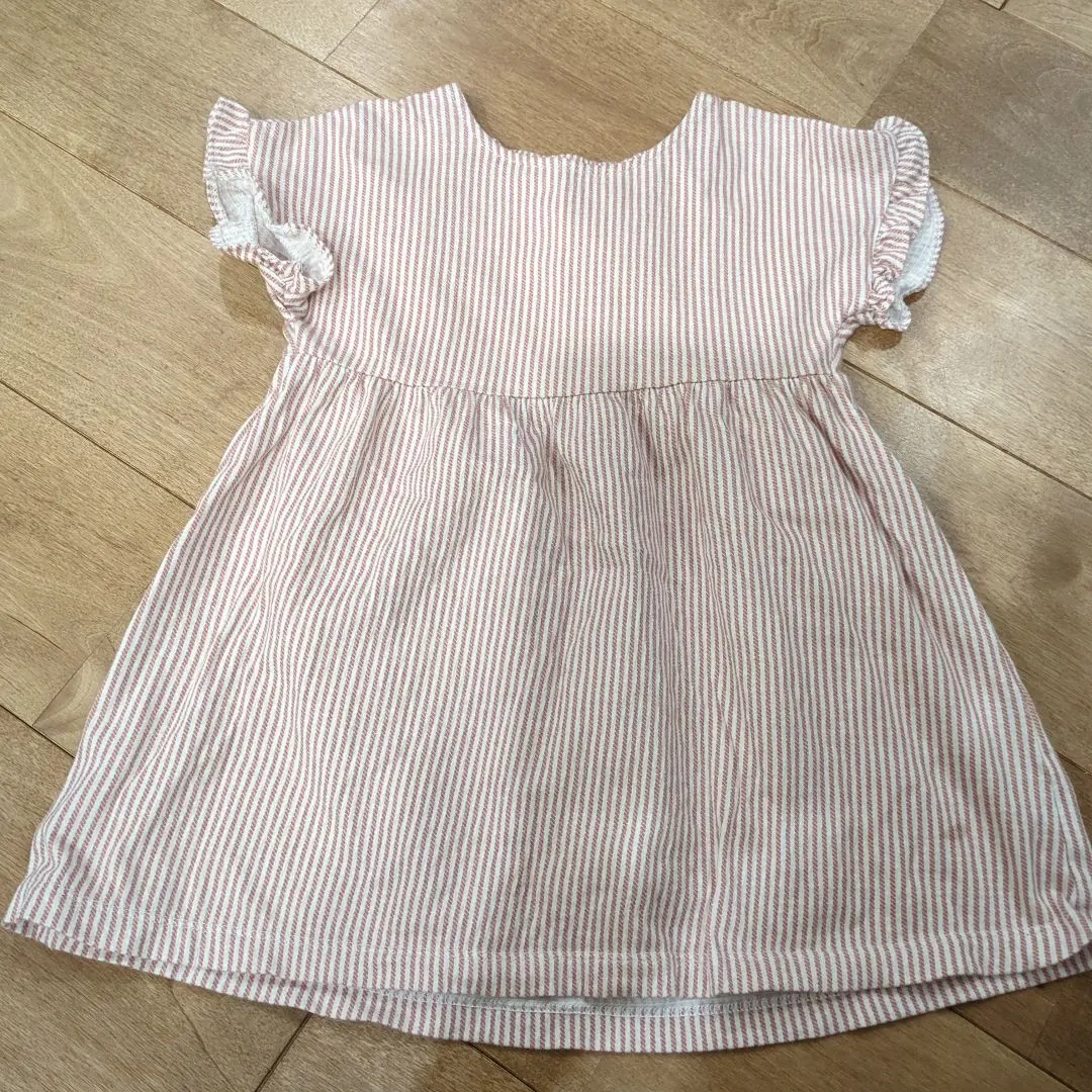 Thumbnail of Striped Ruffle Dress 80cm - Uniqlo