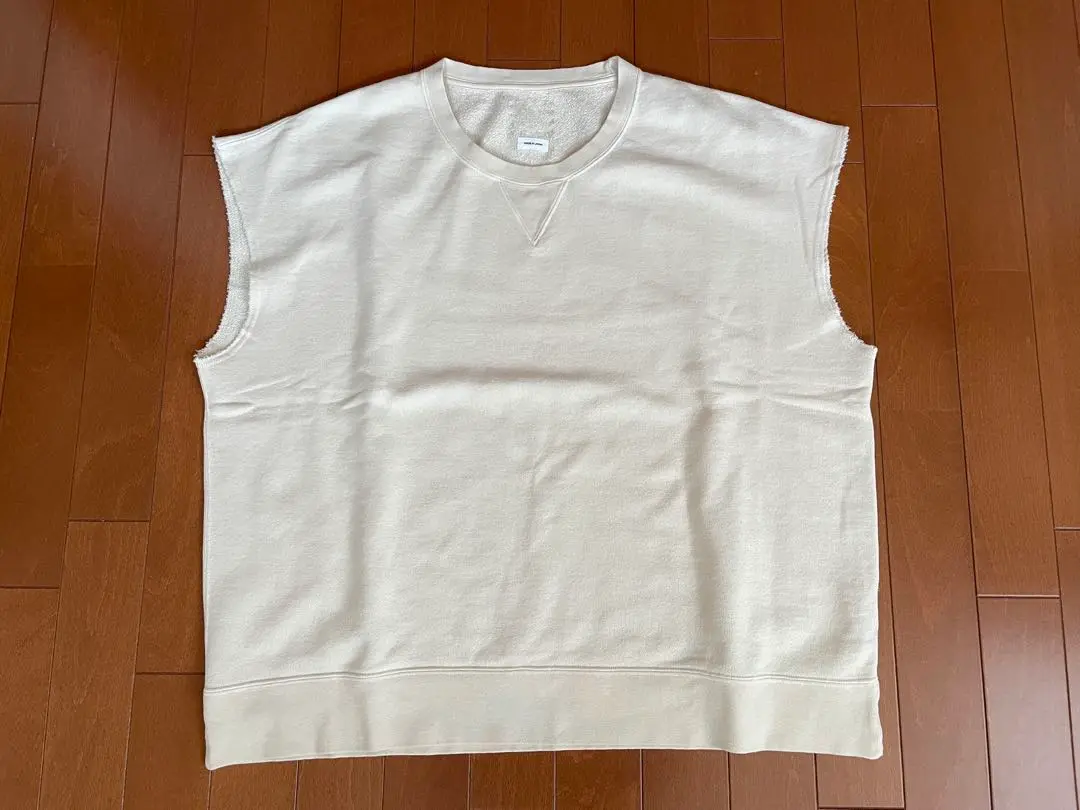 トップス VISVIM MONDO SWEATS/L (U.D.) IVORY 4 MONDO SWEAT S/L DMGD (U.D.)