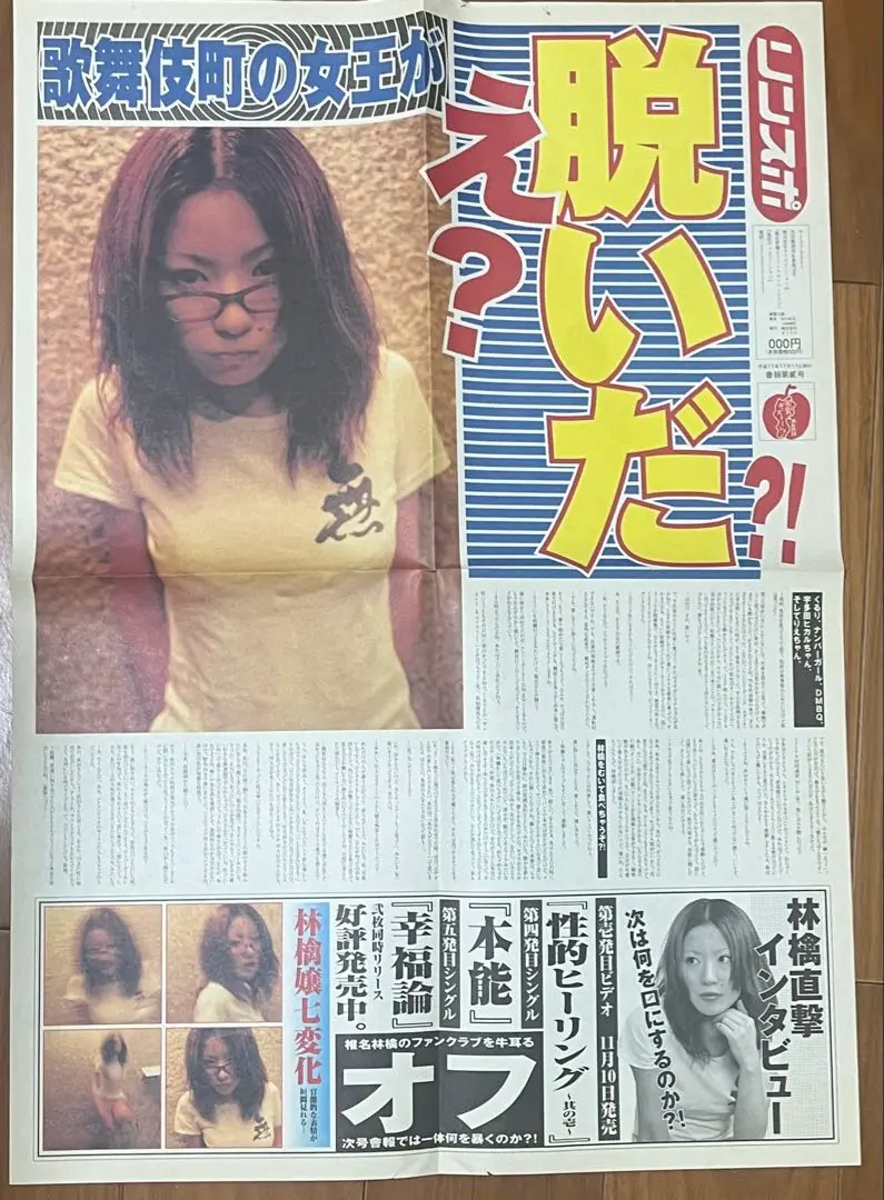 椎名林檎 / FC会報 風雲ディストーション 壱〜七号 オマケ付き 椎名林檎 ファンクラブ 風雲ディストーション 会員証 ＆ 会報