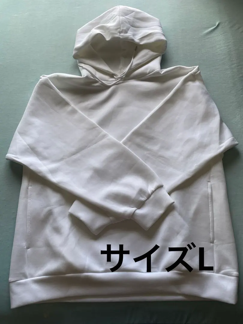 Thumbnail of Men's hoodie pullover, good condition, white, size L, GU