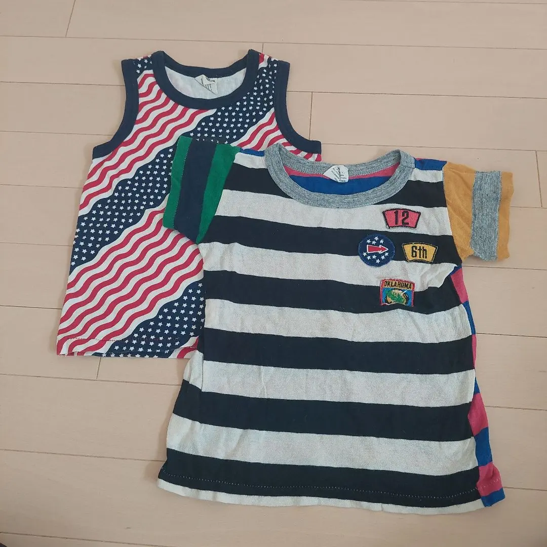 F.O.KIDS 美國國旗設計 T恤 2件套 的縮圖