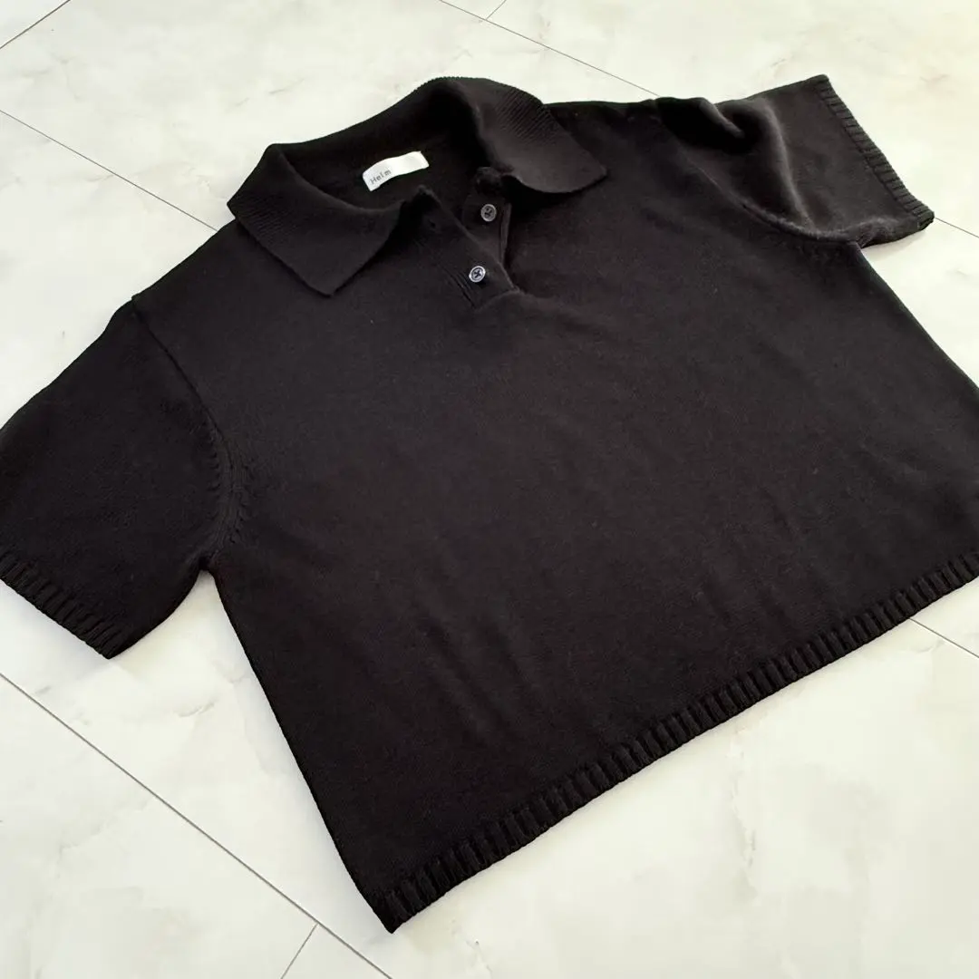Thumbnail of New/Helm/M Knit Polo Top